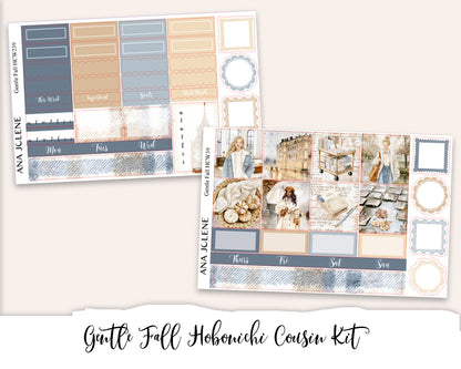 GENTLE FALL Hobonichi Cousin Weekly Planner Sticker Kit (