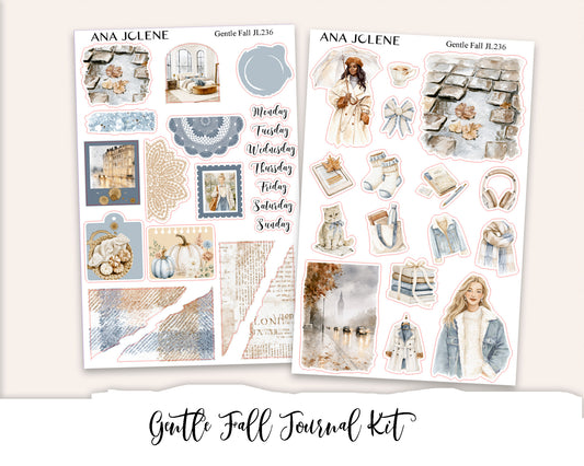 GENTLE FALL Mini Journal Sticker Kit