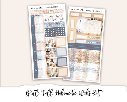 GENTLE FALL Hobonichi Weeks Planner Sticker Kit
