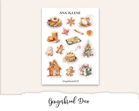 GINGERBREAD Deco Stickers