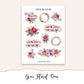 GRACE FLORAL Full Journal Sticker Kit