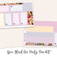 GRACE FLORAL EC A5 Daily Duo Planner Sticker Kit (Erin Condren)