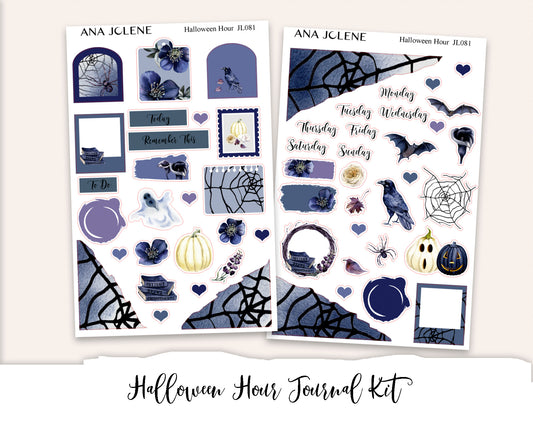 HALLOWEEN HOUR Mini Journal Sticker Kit