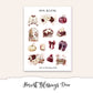 HARVEST BLESSINGS Decorative Planner Sticker Kit