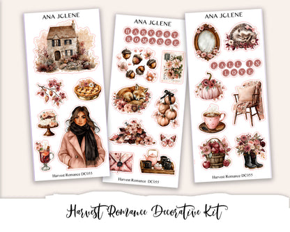 HARVEST ROMANCE Decorative Planner Sticker Kit