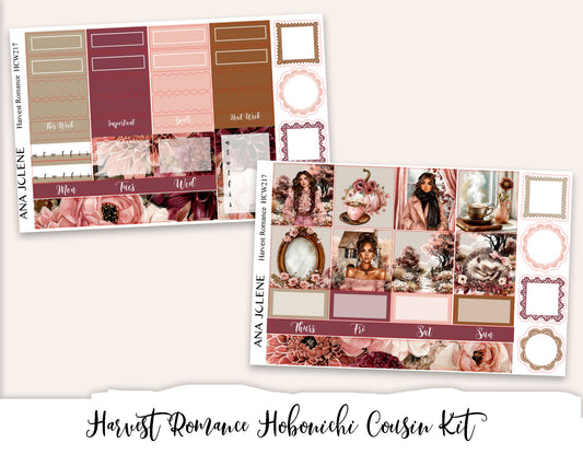 HARVEST ROMANCE Hobonichi Cousin Weekly Planner Sticker Kit