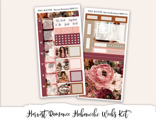 HARVEST ROMANCE  Hobonichi Weeks Planner Sticker Kit