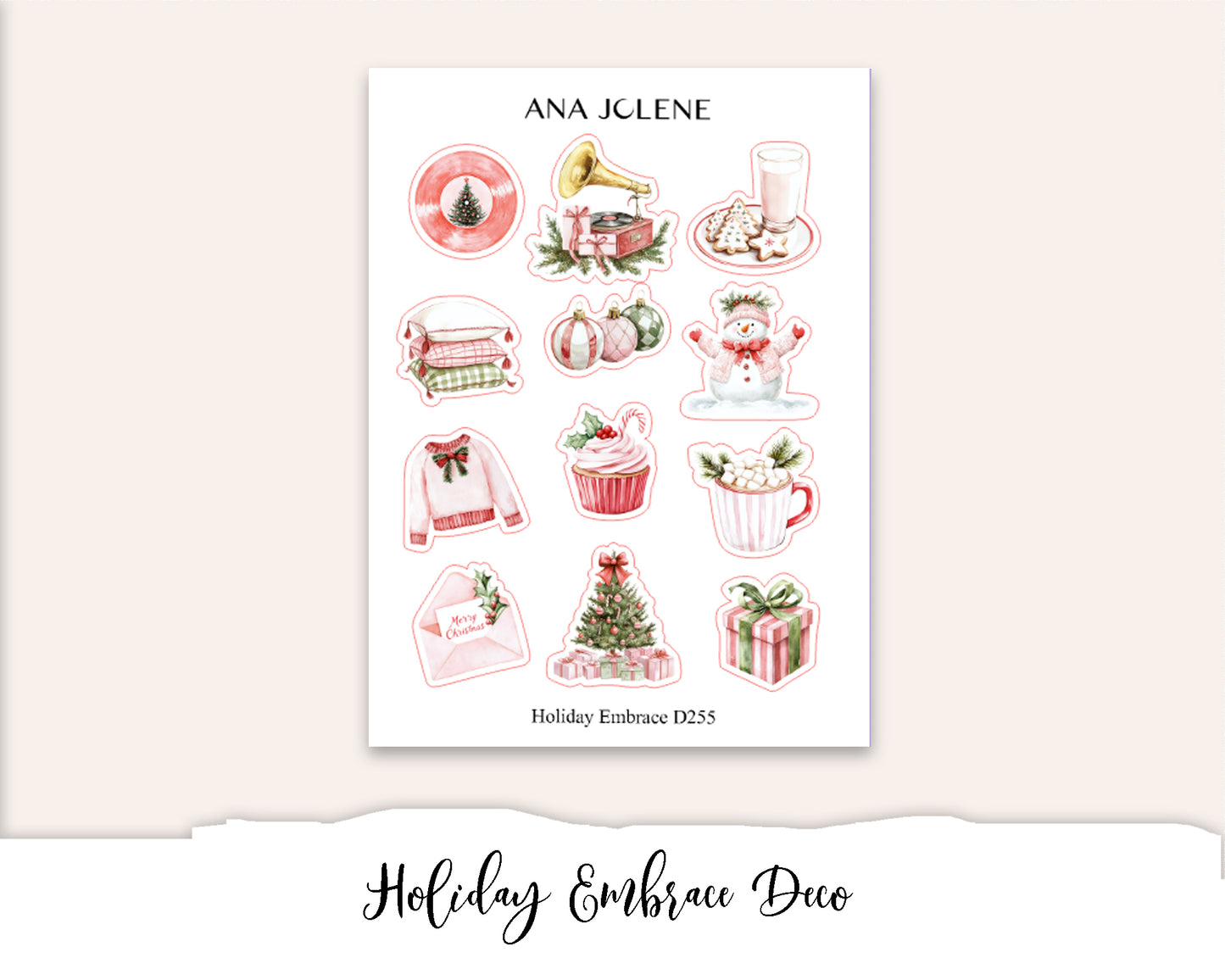 HOLIDAY EMBRACE Deco Stickers