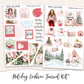 HOLIDAY EMBRACE  Planner Sticker Kit (Vertical Weekly)