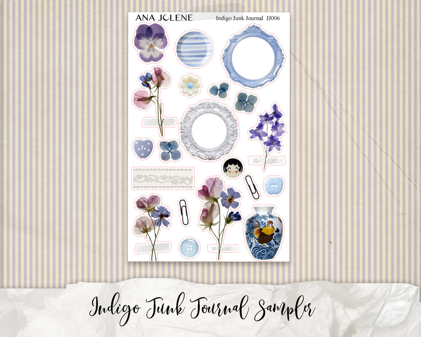 Junk Journal Deco Sampler