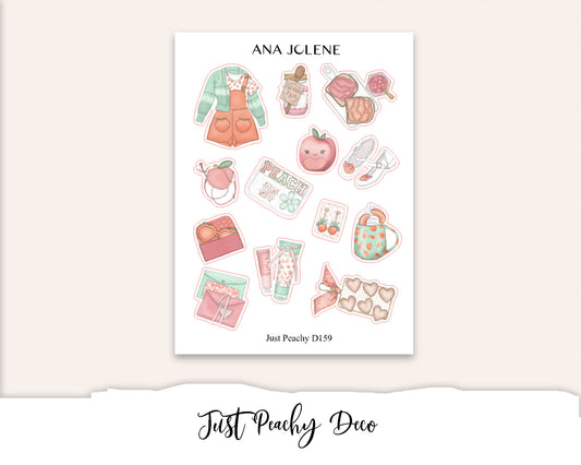 JUST PEACHY Deco Stickers