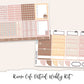 KUMA CAFE Planner Sticker Kit (Vertical Weekly)