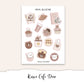 KUMA CAFE Planner Sticker Kit (Vertical Weekly)