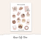 KUMA CAFE Mini Journal Sticker Kit