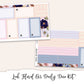 LEAH FLORAL EC A5 Daily Duo Planner Sticker Kit (Erin Condren)
