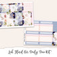 LEAH FLORAL EC A5 Daily Duo Planner Sticker Kit (Erin Condren)