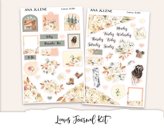 LEAVES Mini Journal Sticker Kit
