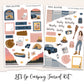 LET'S GO CAMPING Mini Journal Sticker Kit