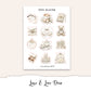 LOVE & LACE  Mini Journal Sticker Kit