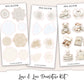 LOVE & LACE  Decorative Planner Sticker Kit