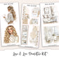LOVE & LACE  Decorative Planner Sticker Kit