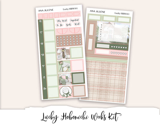 LUCKY Hobonichi Weeks Planner Sticker Kit