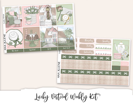 LUCKY Planner Sticker Kit (Vertical Weekly)