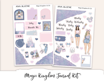 MAGIC KINGDOM Mini Journal Sticker Kit