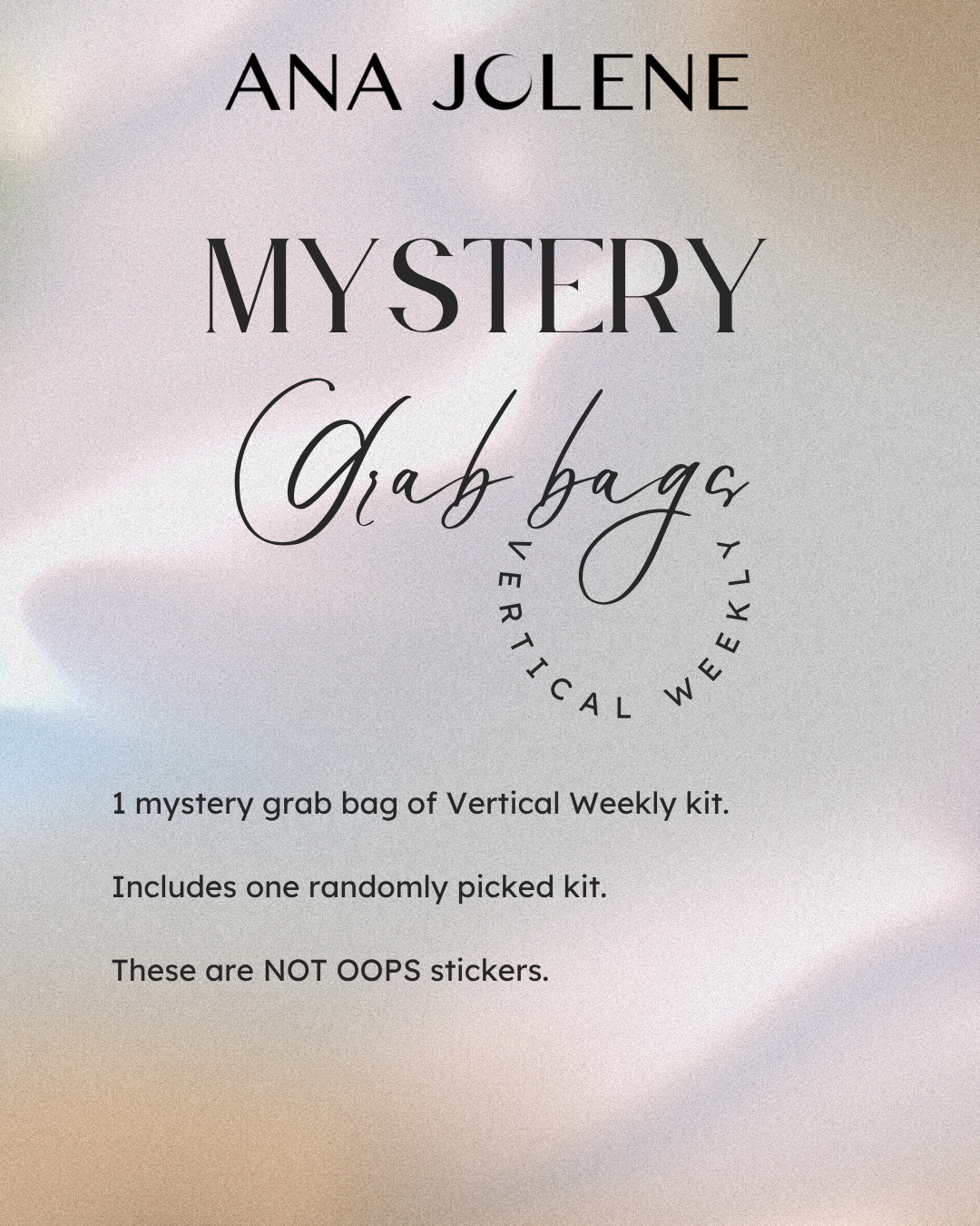 Mystery Grab Bags - Vertical Weekly Kit