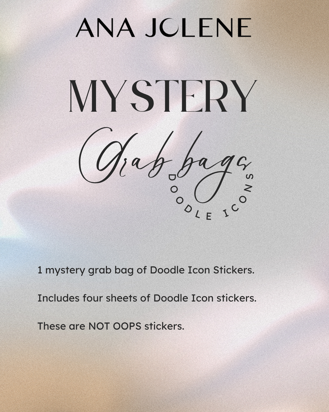 Mystery Grab Bags - Doodle Icon Stickers