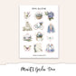 MONET'S GARDEN Planner Sticker Kit (Vertical Weekly)