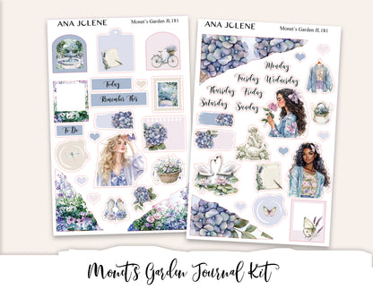 MONET'S GARDEN Mini Journal Sticker Kit