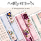 Monthly Kits for A5Wide inserts Bundle 1
