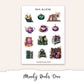 MOODY  READER Planner Sticker Kit (Vertical Weekly)