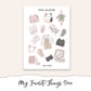 MY FAVORITE THINGS Planner Sticker Kit (Vertical Weekly)