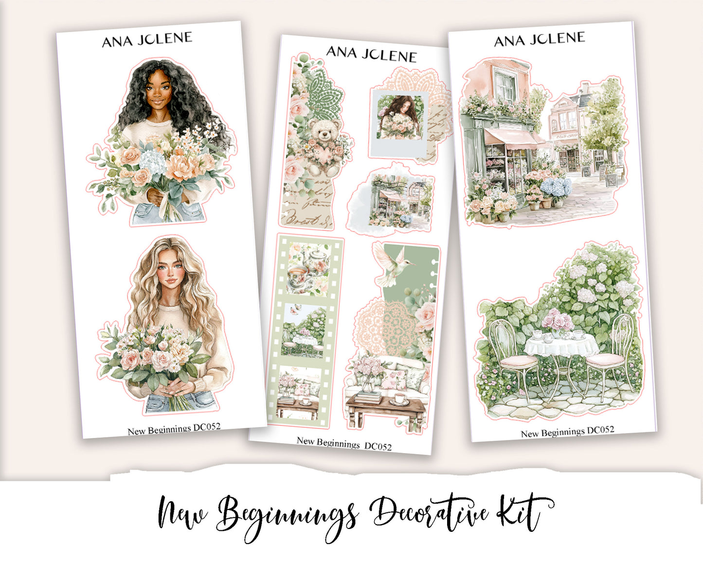 NEW BEGINNINGS Decorative Planner Sticker Kit