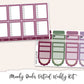 MOODY  READER Planner Sticker Kit (Vertical Weekly)