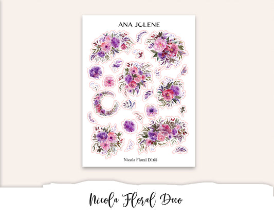 NICOLA FLORAL Deco Stickers