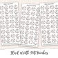 Floral Wreath Date Numbers