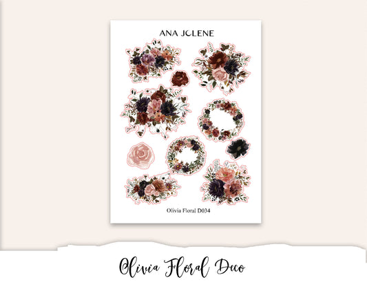 OLIVIA FLORAL Deco Stickers