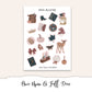 ONCE UPON A FALL Mini Journal Sticker Kit