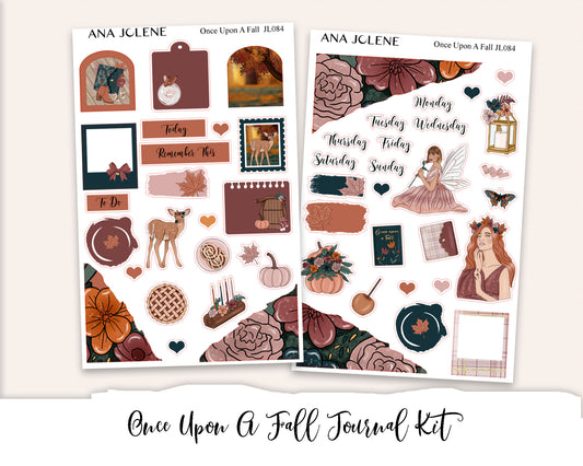 ONCE UPON A FALL Mini Journal Sticker Kit