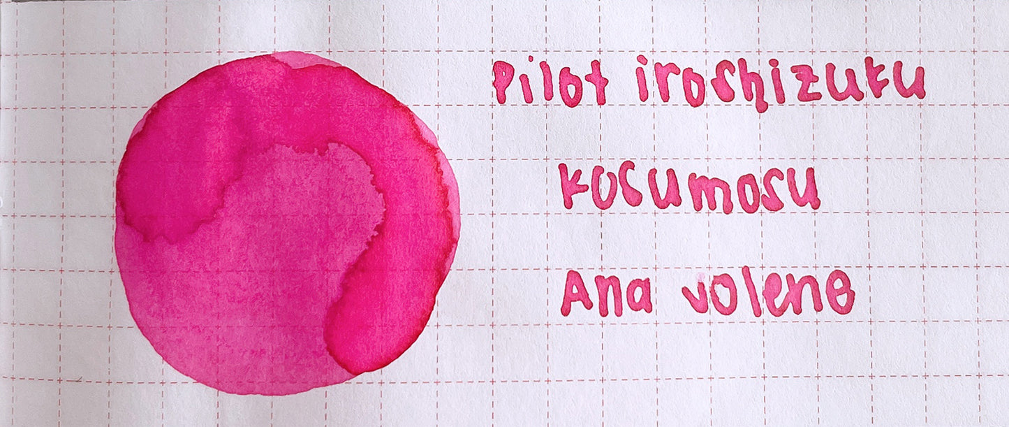 Pilot Iroshizuku Fountain Pen Ink Samples