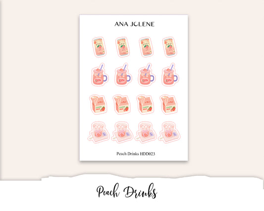 PEACH Deco Stickers