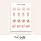 PEACH Deco Stickers