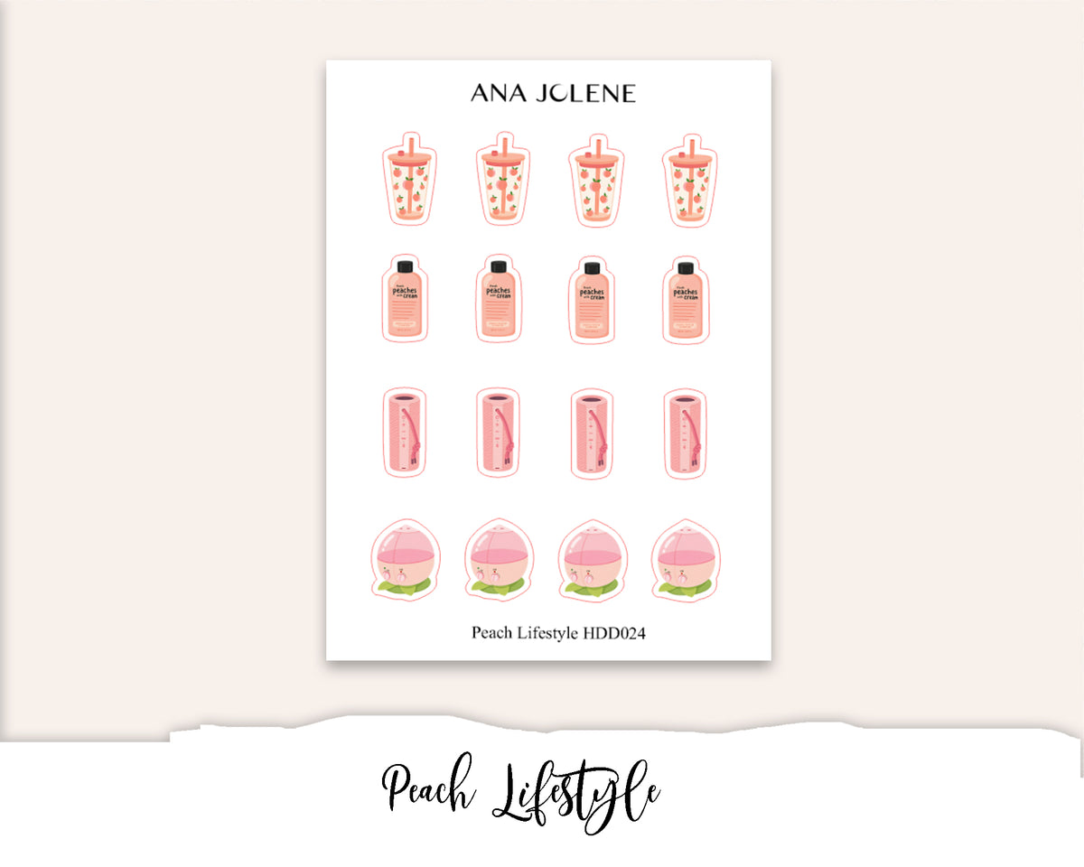 PEACH Deco Stickers