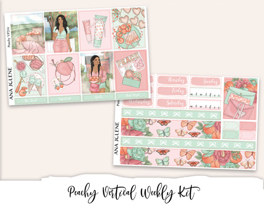 PEACHY Planner Sticker Kit (Vertical Weekly)