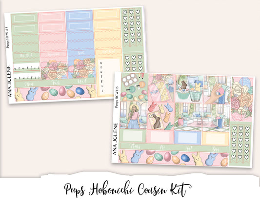 PEEPS Hobonichi Cousin Weekly Planner Sticker Kit