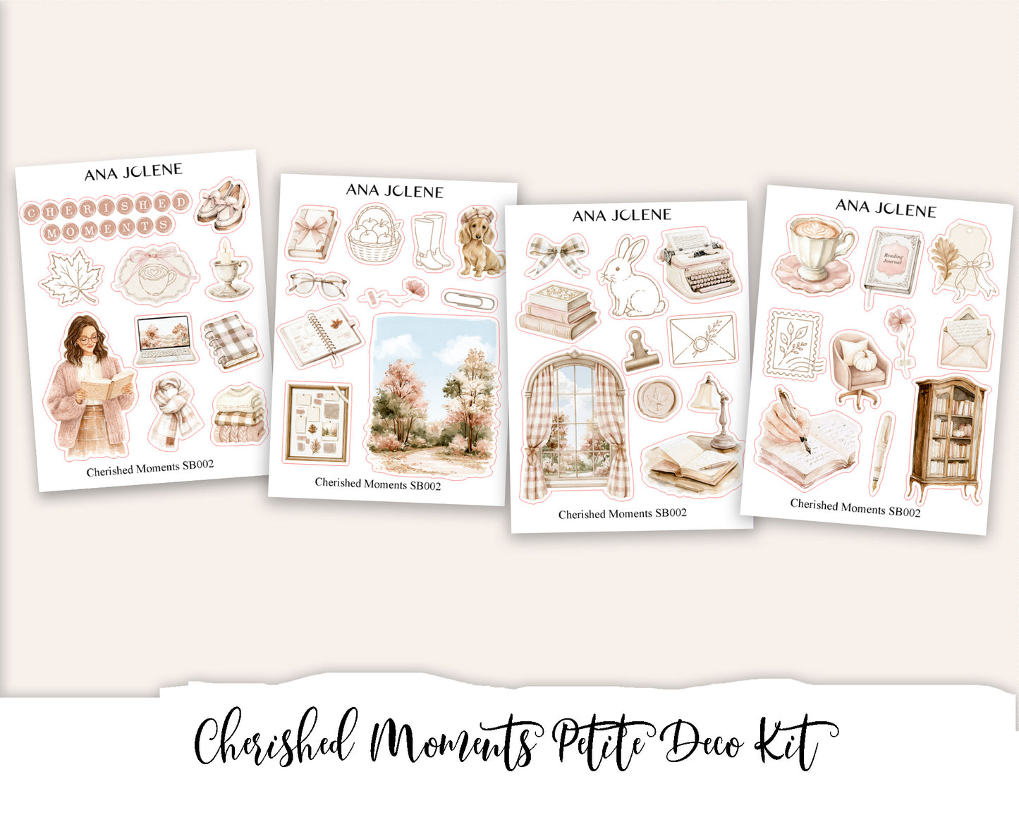 CHERISHED MOMENTS Petite Deco Sticker Kit (Deluxe Edition)