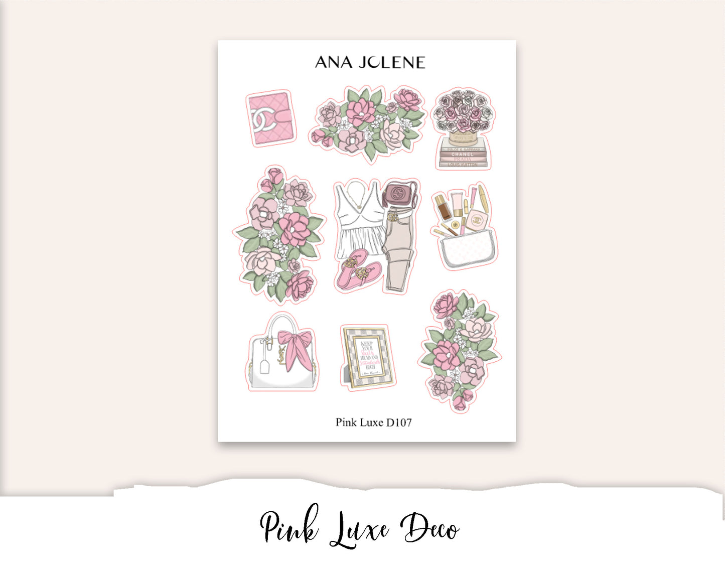 PINK LUXE Deco Stickers